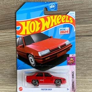 Hot Wheels Car Proton Saga HW Compact Kings 3/5 Hotwheels 41/250 Mattel NEW 2024